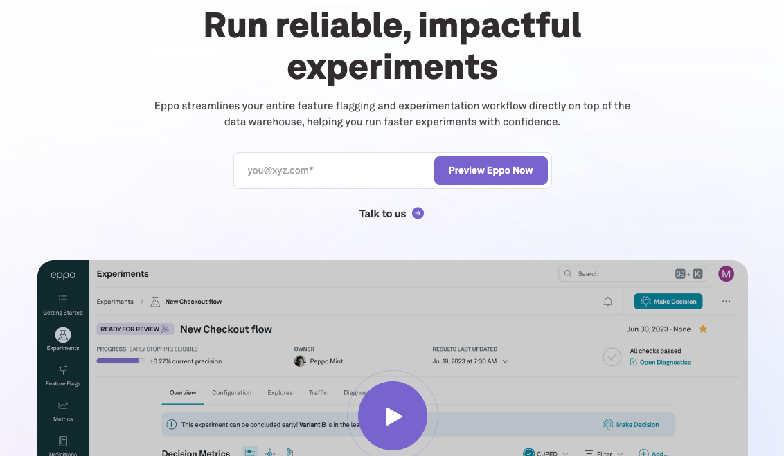 Eppo homepage